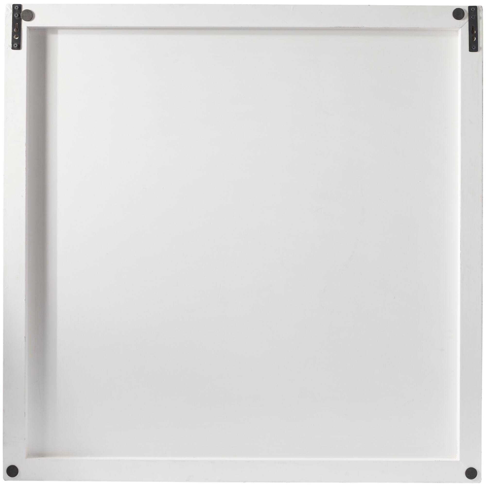 CosmoLiving by Cosmopolitan White Wood Intricately Carved Geometric Wall Decor 40" x 2" x 40"